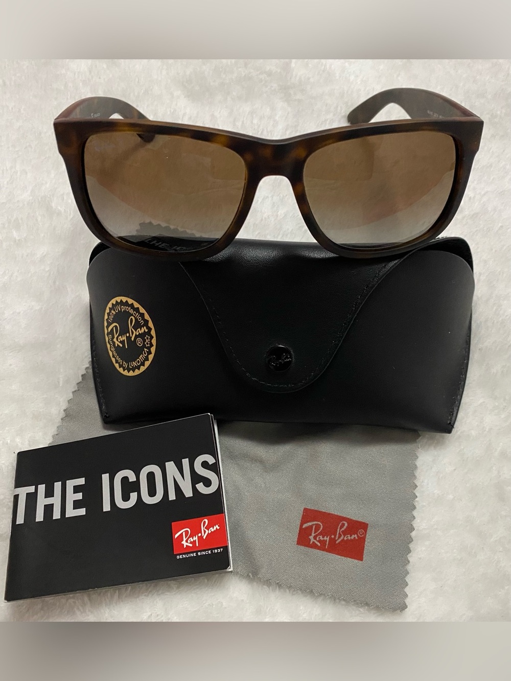 Ray-Ban Justin Sunglasses with Brown Polarized Lenses
